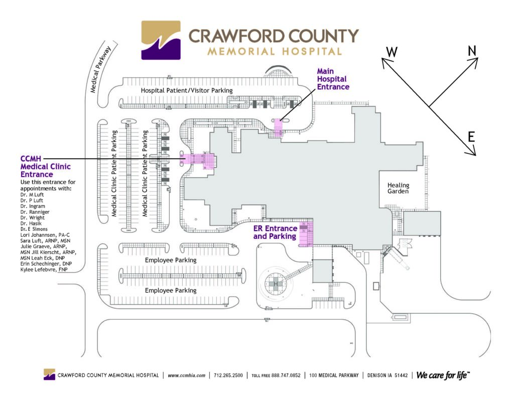 Hospital Maps Directions Crawford County Memorial Hospital