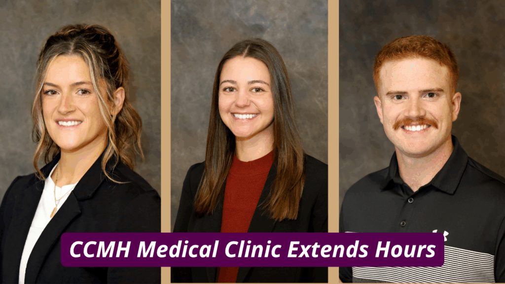 CCMH Medical Clinic Providers during Extended Hours